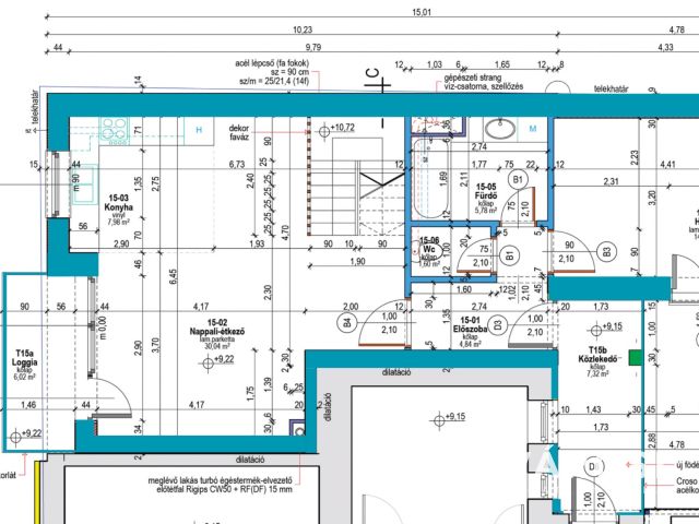Új építésű, 102 m2-es, duplex lakás, liftes házban eladó