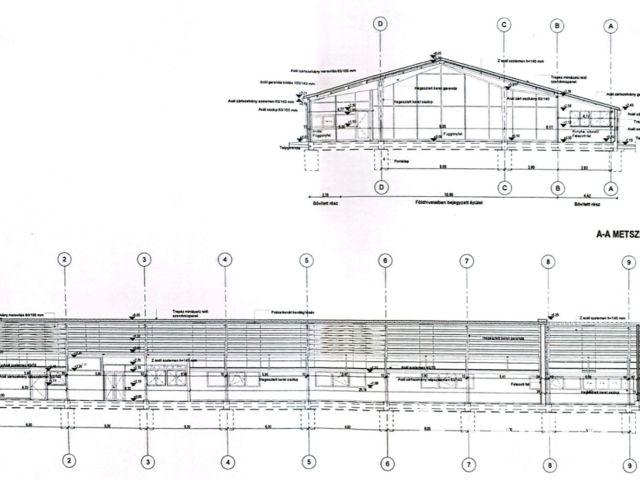 Nagy méretű szerelőcsarnok, visszabérlés lehetőségével eladó